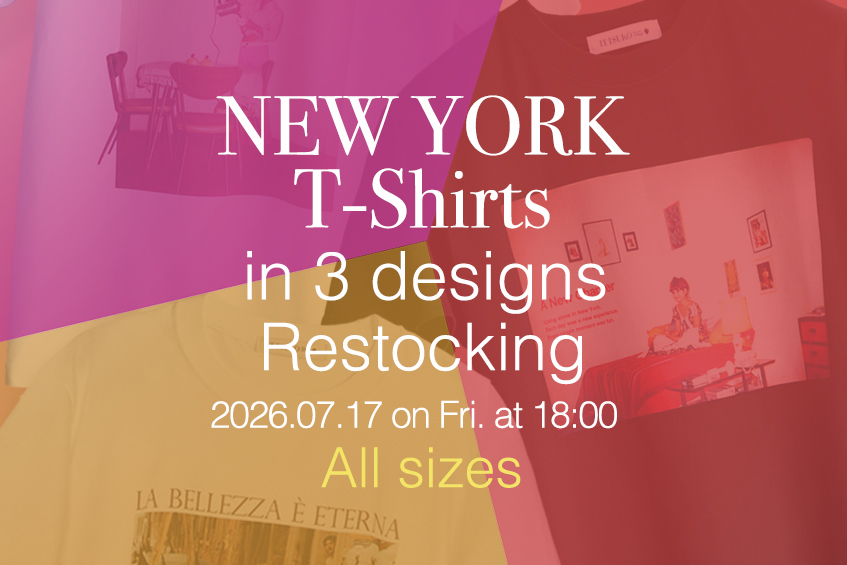 ニューヨークTシャツ３種再入荷！